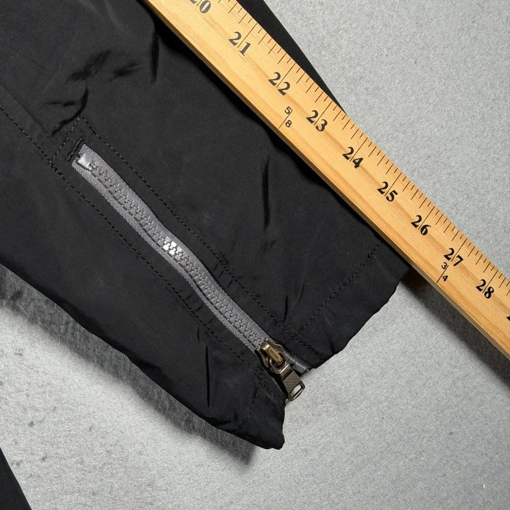 Banana Republic ST Nylon Moto Jacket Black XL‎ Lightweight Zip Pockets Outerwear